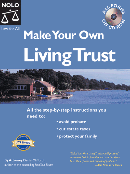 Title details for Make Your Own Living Trust by Denis Clifford - Wait list